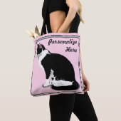 Personalisierte Tuxedo-Katze Tasche (Von Nahem)