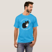 PERSONALISIERTE Tuxie Tuxedo-Katze T-Shirt (Vorne ganz)