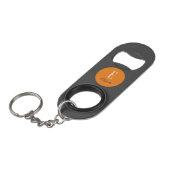 Personalisierte Twilight-Monogramm-Bezeichnung und Mini Flaschenöffner (Vorderseite Schrägansicht)
