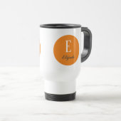 Personalisierte Twilight-Monogramm-Bezeichnung und Reisebecher (VorderseiteRechts)