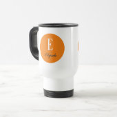 Personalisierte Twilight-Monogramm-Bezeichnung und Reisebecher (Vorderseite Links)