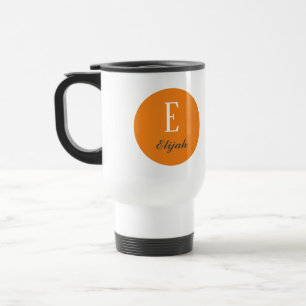 Personalisierte Twilight-Monogramm-Bezeichnung und Reisebecher