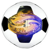 Personalisierte Twisted Liquid Multicolors Fußball (Gedreht)