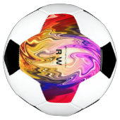 Personalisierte Twisted Liquid Multicolors Fußball (Gedreht)
