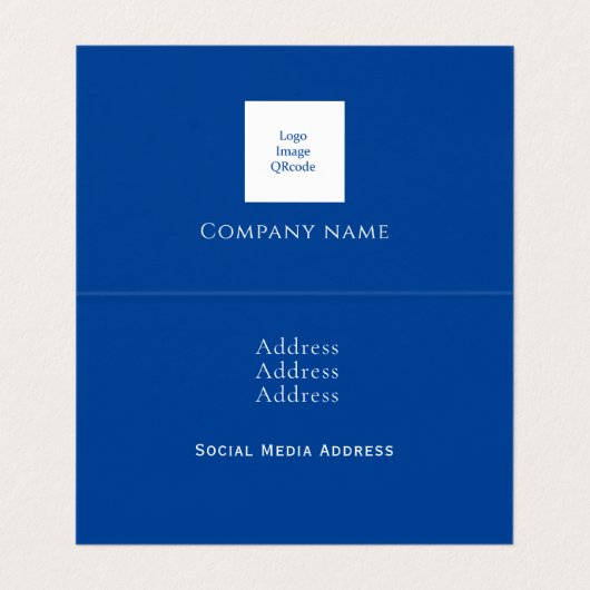 Personalisierte Twisted Liquid Multicolors Visitenkarten (Innenseite Aufgefaltet)