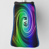 Personalisierte Twisted Red Multicolors Golf Headcover (Rotieren 90)