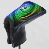 Personalisierte Twisted Red Multicolors Golf Headcover (3/4 Vorderseite)