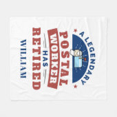 Personalisierte Typografie der entlassenen Post Of Fleecedecke (Vorderseite (Horizontal))