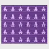 personalisierte Typografie Geschenkpapier (Flach)
