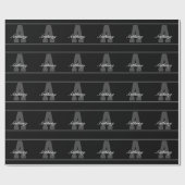 personalisierte Typografie Geschenkpapier (Flach)