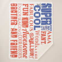 Personalisierte Typografie Subway Art USA Flag