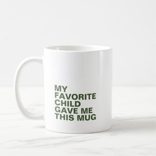 Personalisierte Typografie-Tasse mit Initial Kaffeetasse (Links)