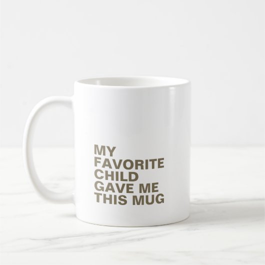 Personalisierte Typografie-Tasse mit Initial Kaffeetasse (Links)