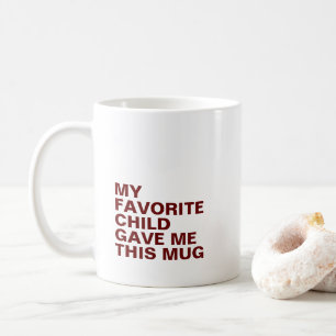 Personalisierte Typografie-Tasse mit Initiale  Kaffeetasse