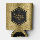 Personalisierte Typografie und Goldschäden Dosenkühler (Vorderseite)