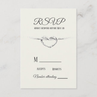 Personalisierte UAWG Krawatte der Knotenkarte RSVP Karte