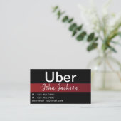 Personalisierte Uber Business Cards Visitenkarte (Stehend Vorderseite)