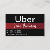Personalisierte Uber Business Cards Visitenkarte (Vorderseite)