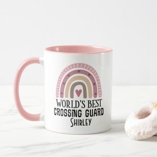 Personalisierte Überbrückungswache Tasse (Mit Donut)