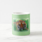 Personalisierte überwachte Tiger-Tasse Kaffeetasse (Mittel)