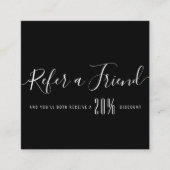 personalisierte Überweisung Quadratische Visitenkarte (Vorderseite)