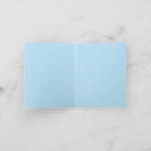 Personalisierte Uferfarbe Blau und Weiß (Innenseite)