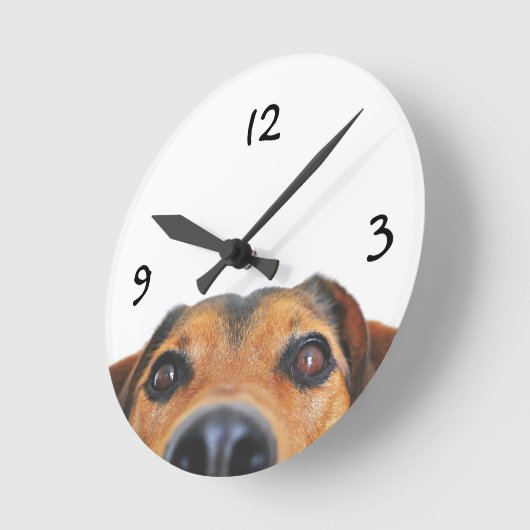 Personalisierte Uhr an der Hauswand (Winkel)