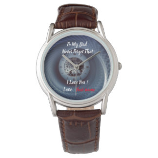Personalisierte Uhr auf Vater - Geschenk des Vater