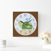 Personalisierte Uhr "Baumklee/Wald" (Zuhause)