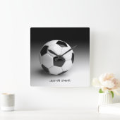 Personalisierte Uhr der Fußball-Ball (Zuhause)