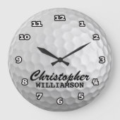 Personalisierte Uhr für den Golfball (Vorderseite)