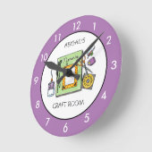 Personalisierte Uhr im Fahrerraum (Winkel)