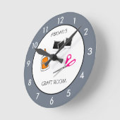 Personalisierte Uhr im Fahrerraum (Winkel)