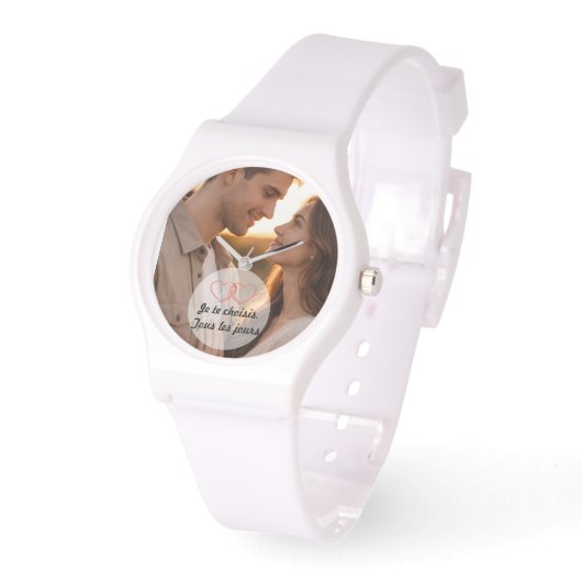 Personalisierte Uhr mit Foto (Winkel)