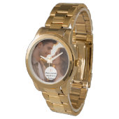 Personalisierte Uhr mit Foto (Schrägansicht)