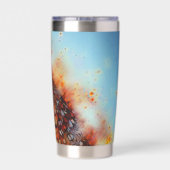 Personalisierte Uhu Thermobecher (Rückseite)