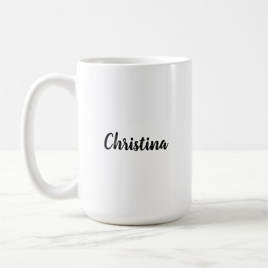 Personalisierte Ukulele Akkord Charts Uke Akkorde Kaffeetasse (Links)