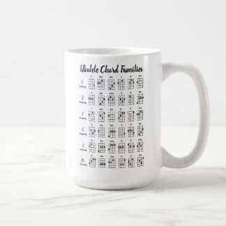 Personalisierte Ukulele Akkord Charts Uke Akkorde Kaffeetasse