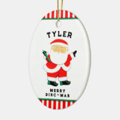 personalisierte ultimative Frisbekollektion Keramik Ornament (Links)