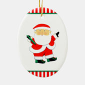 personalisierte ultimative Frisbekollektion Keramik Ornament (Hinten)