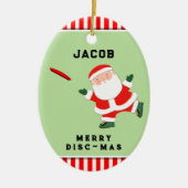 personalisierte ultimative Frisbekollektion Keramik Ornament (Vorne)