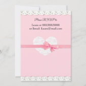 Personalisierte Ultraschallbild Babydusche Einladung (Rückseite)