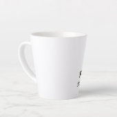 Personalisierte Umarmung Milchtasse (Linke Ecke)