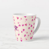 Personalisierte Umarmung mit fett 'R' Design Milchtasse (Rechte Ecke)