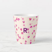 Personalisierte Umarmung mit fett 'R' Design Milchtasse (Vorderseite)