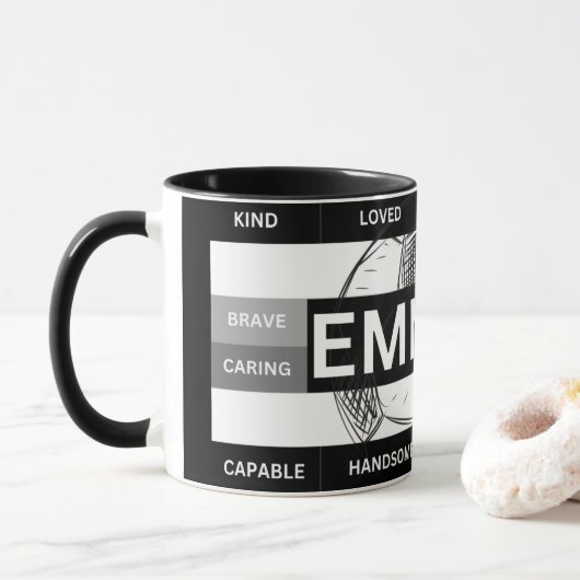 Personalisierte Umarmung Tasse (Mit Donut)