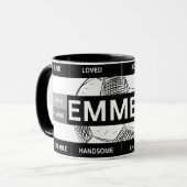 Personalisierte Umarmung Tasse (Vorderseite Links)
