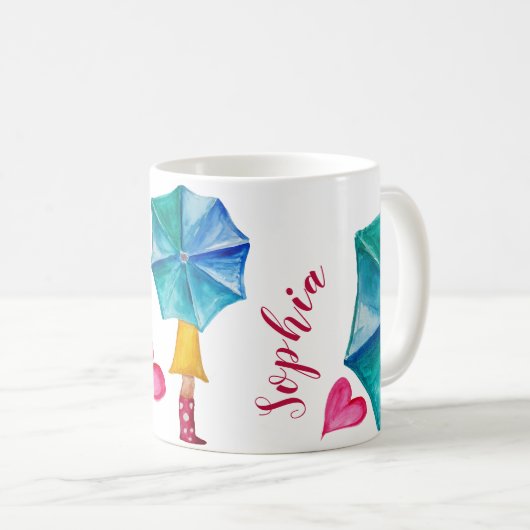 Personalisierte Umbrella Giro del Malcantone Kaffeetasse (VorderseiteRechts)