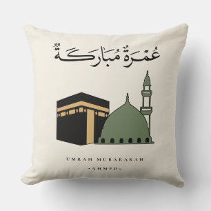Personalisierte Umrah Mubarakah Kissen