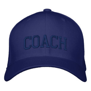 Personalisierte und bestickte Coach Cap   Hat Bestickte Kappe